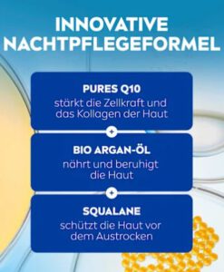 Kem dưỡng da Nivea Q10 Anti-Falten Extra Reichhaltige Nachtpflege ban đêm cho da rất khô, 50ml