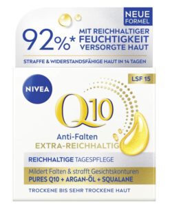 Kem dưỡng da Nivea Q10 Anti-Falten Extra Reichhaltige Tagespflege ban ngày cho da rất khô, 50ml