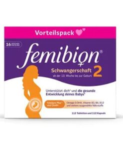 Vitamin tổng hợp cho bà bầu FEMIBION 2 Schwangerschaft - cho bà bầu từ tuần 13, dùng trong 16 tuần (2x112 viên)