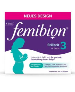 Vitamin tổng hợp FEMIBION 3 Stillzeit cho phụ nữ sau sinh và cho con bú, hộp 4 tuần (2x28 viên) (Sao chép)