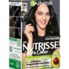 Thuốc nhuộm tóc Garnier Nutrisse 1.10 Leuchtendes Schwarz - màu đen tự nhiên, 1 hộp