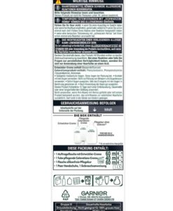 Thuốc nhuộm tóc Garnier Nutrisse 1.10 Leuchtendes Schwarz - màu đen tự nhiên, 1 hộp