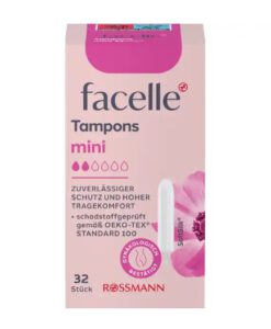 Băng vệ sinh Tampon Facelle Mini Comfort, 32 chiếc