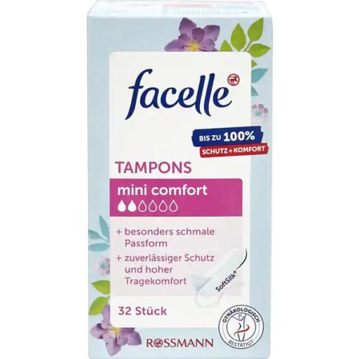 Băng vệ sinh Tampon Facelle Mini Comfort, 32 chiếc