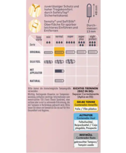 Băng vệ sinh Tampon Facelle Normal, 32 chiếc