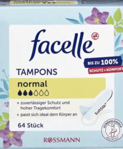 Băng vệ sinh Tampon Facelle Normal, 64 chiếc