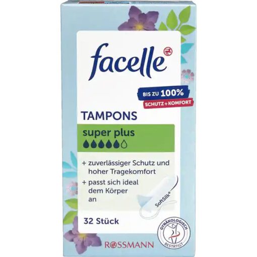 Băng vệ sinh Tampon Facelle Super Plus, 32 chiếc