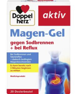 Doppelherz Magen-Gel chống ợ nóng, trào ngược dạ dày, 20 gói