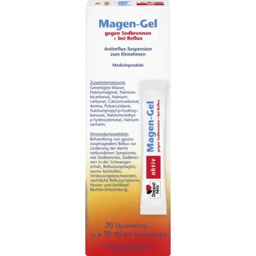 Doppelherz Magen-Gel chống ợ nóng, trào ngược dạ dày, 20 gói