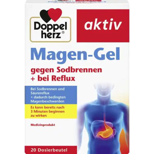 Doppelherz Magen-Gel chống ợ nóng, trào ngược dạ dày, 20 gói