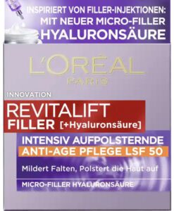 Kem dưỡng da Loreal Revitalift Filler TAG LFS50 chống lão hóa, giảm nhăn ban ngày, 50ml