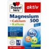 Viên uống bổ sung magie Doppelherz Magnesium 500 + Calcium + Kalium, 30 viên