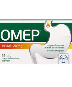 Viên uống dạ dày OMEP Hexal 20mg, 14 viên