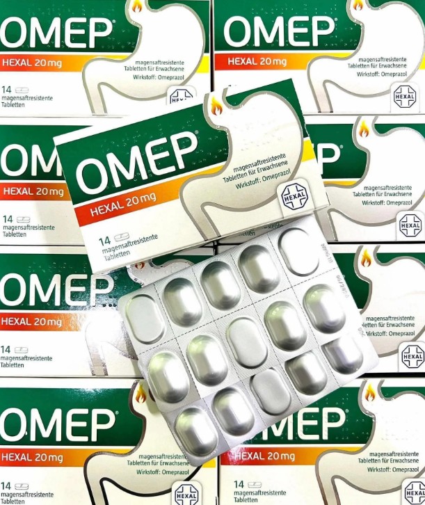 Viên uống dạ dày OMEP Hexal 20mg, 14 viên