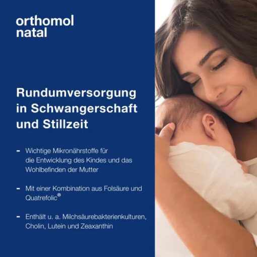 Vitamin bà bầu Orthomol Natal Tabletten/Kapseln dạng viên, 30 ngày