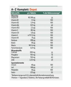 Vitamin tổng hợp altapharma A-Z Depot, 100 viên