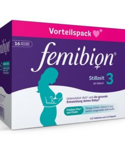 Vitamin tổng hợp FEMIBION 3 Stillzeit cho phụ nữ sau sinh và cho con bú, hộp 16 tuần (2x112 viên)