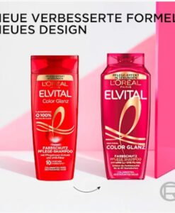 Dầu gội Loreal Elvital Color Glanz cho tóc nhuộm, 400ml