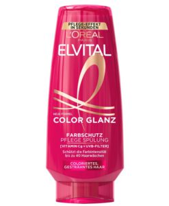 Dầu xả Loreal Elvital Color Glanz cho tóc nhuộm, 200ml