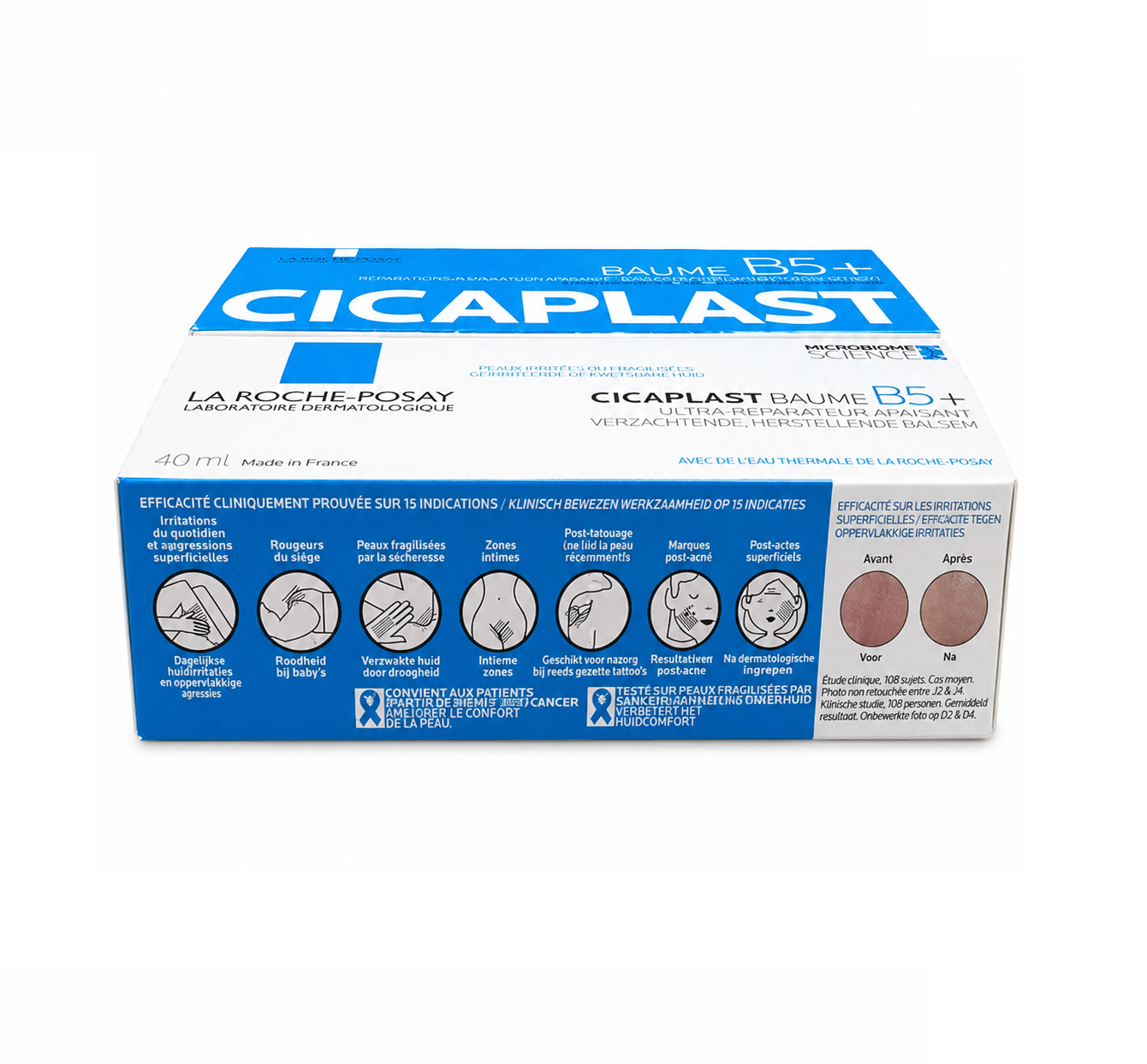 Kem dưỡng La Roche-Posay CICAPLAST BAUME B5+ phục hồi và làm dịu da, 40ml Kem dưỡng La Roche-Posay CICAPLAST BAUME B5+ phục hồi và làm dịu da, 40ml