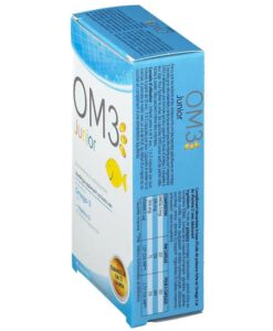 Viên uống OM3 Junior bổ sung Omega-3 và vitamin A, D cho trẻ em từ 6-15 tuổi, 45 viên