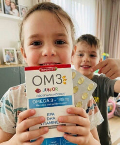 Viên uống OM3 Junior bổ sung Omega-3 và vitamin D cho trẻ em từ 6-15 tuổi, 45 viên