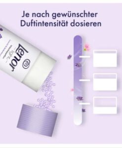 Viên xả vải khô Lenor Light Lavendel & Seidenbaumblüte hoa oải hương nhẹ mát, 160g