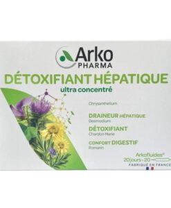 Detox thải độc gan ArkoPharma Détoxifiant Hépatique, 20 ống