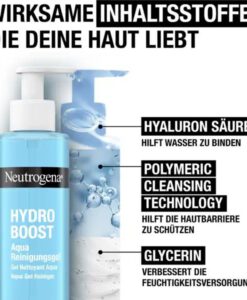 Sữa rửa mặt Neutrogena Hydro Boost Aqua Reinigungsgel, 200ml