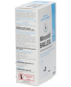 Xịt mọc tóc, chống rụng tóc Minoxidil Bailleul 2 %, 3 chai x 60ml