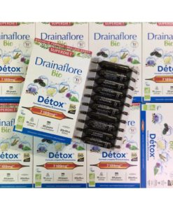 Detox thải độc chuyên sâu SUPERDIET Drainaflore Bio, 20 ống