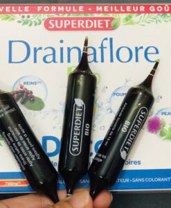 Detox thải độc chuyên sâu SUPERDIET Drainaflore Bio, 20 ống