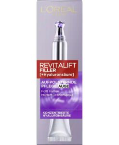 Kem dưỡng mắt Loreal Revitalift Filler AUGE chống lão hóa, giảm nếp nhăn, 15ml