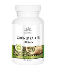 Viên uống giảm cân Herbadirekt Gruner Kaffee 500mg chiết xuất cà phê xanh, 120 viên