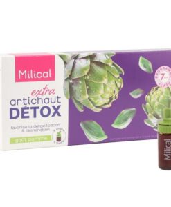Chai uống Milical Extra Artichaut Detox thải độc gan, 7 ống x 10ml