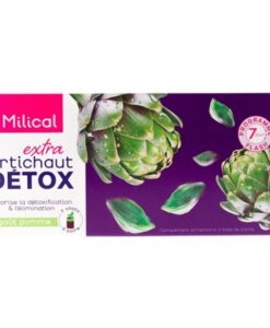 Chai uống Milical Extra Artichaut Detox thải độc gan, 7 ống x 10ml
