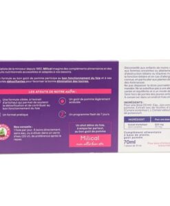 Chai uống Milical Extra Artichaut Detox thải độc gan, 7 ống x 10ml