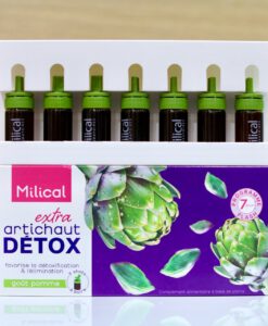 Chai uống Milical Extra Artichaut Detox thải độc gan, 7 ống x 10ml