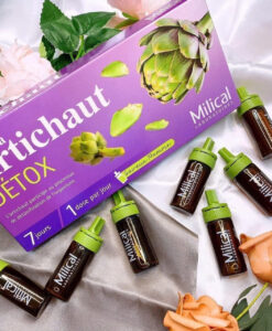 Chai uống Milical Extra Artichaut Detox thải độc gan, 7 ống x 10ml