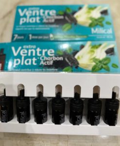 Chai uống Milical Extra Ventre Plat Detox thải độc ruột, giảm mỡ bụng, 7 ống x 10ml