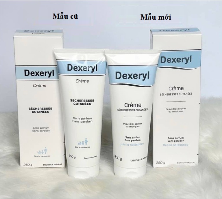 Kem nẻ Dexeryl Crème trị khô da, chàm dị ứng, 250g