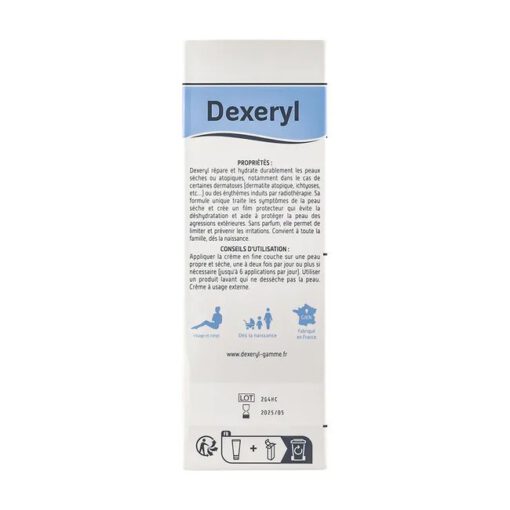 Kem nẻ Dexeryl Crème trị khô da, chàm dị ứng, 250g