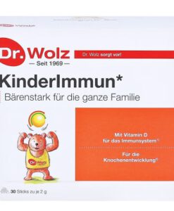 Men vi sinh KinderImmun Dr. Wolz bổ sung vitamin, tăng cường hệ miễn dịch, 30 gói