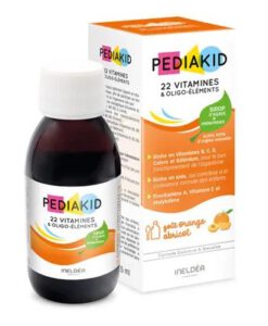 Siro PEDIAKID 22 Vitamines bổ sung vitamin và khoáng chất cho bé, 125ml