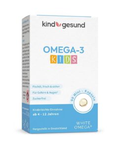 Viên nang dầu cá White Omega Kids Omega-3 cho trẻ em, 90 viên