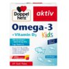 Viên nhai Doppelherz Omega-3 + vitamin D3 Kids cho trẻ em, 27 viên
