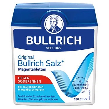 Viên uống Bullrich Salz Magentabletten chống ợ nóng, trào ngược dạ dày, 180 viên