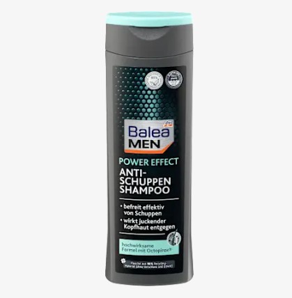 Dầu gội trị gàu Balea Men Power Effect Anti-Schuppen, 250 ml