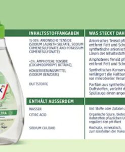 Nước rửa bát Denkmit Ultra hương tự nhiên, 500ml