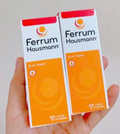 Sắt Ferrum Hausmann Tropfen dạng giọt cho trẻ sơ sinh và trẻ em, 30ml